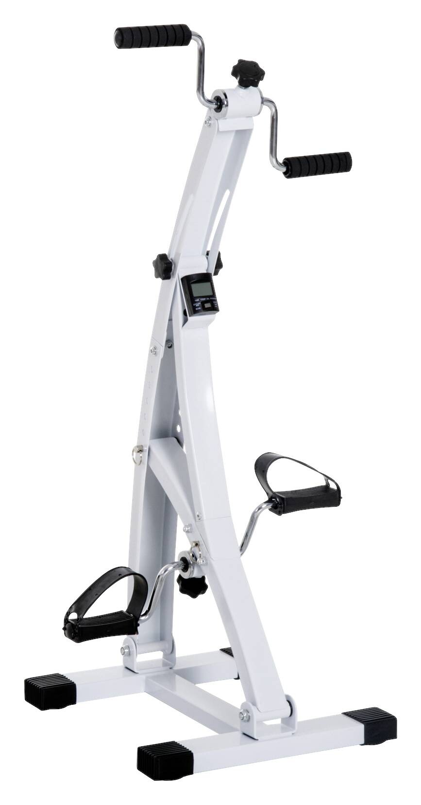 HOMCOM Bewegungstrainer weiß Stahl B/H/L: ca. 50x96x41 cm