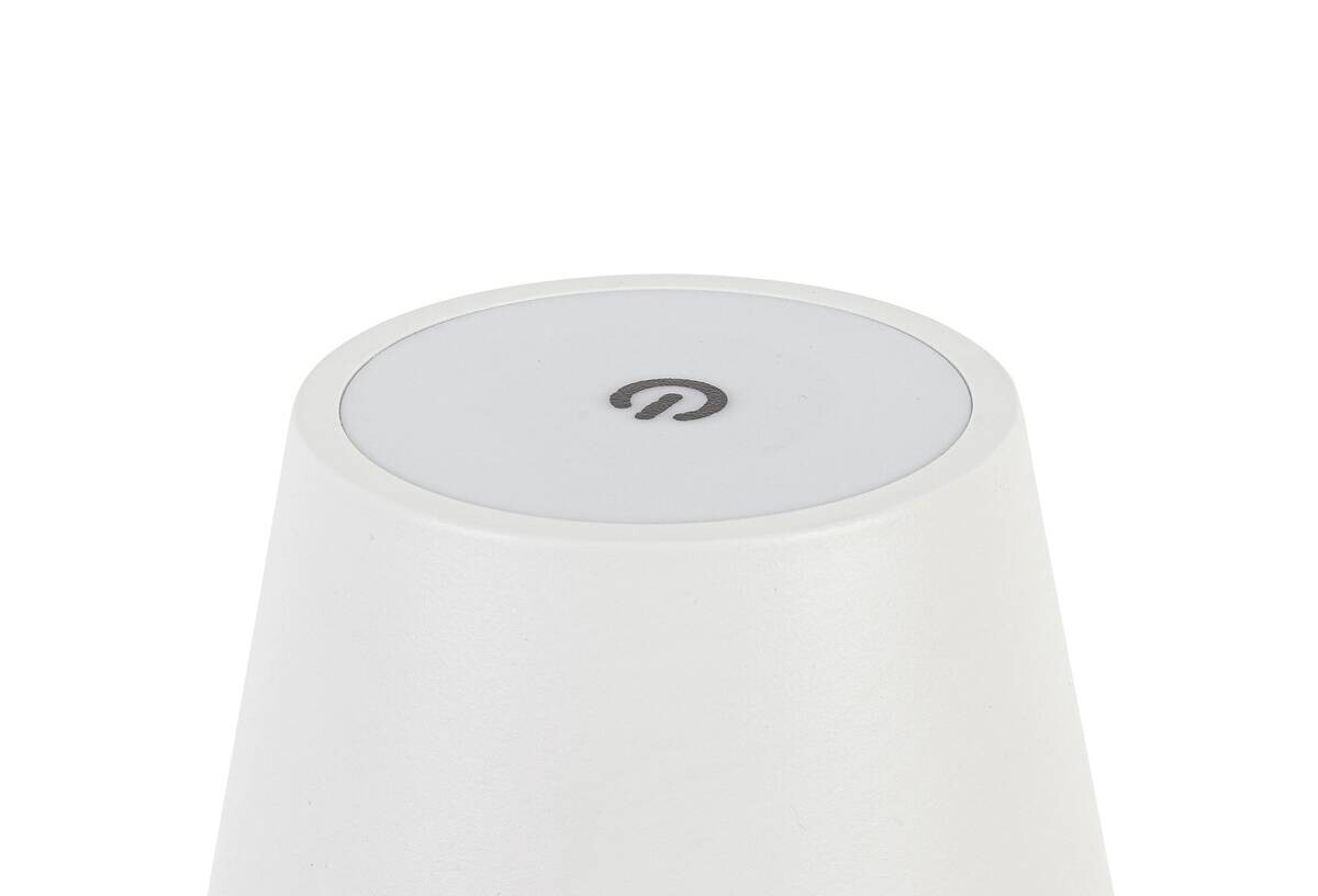 Außenleuchte weiß H/D: ca. 36x12 cm