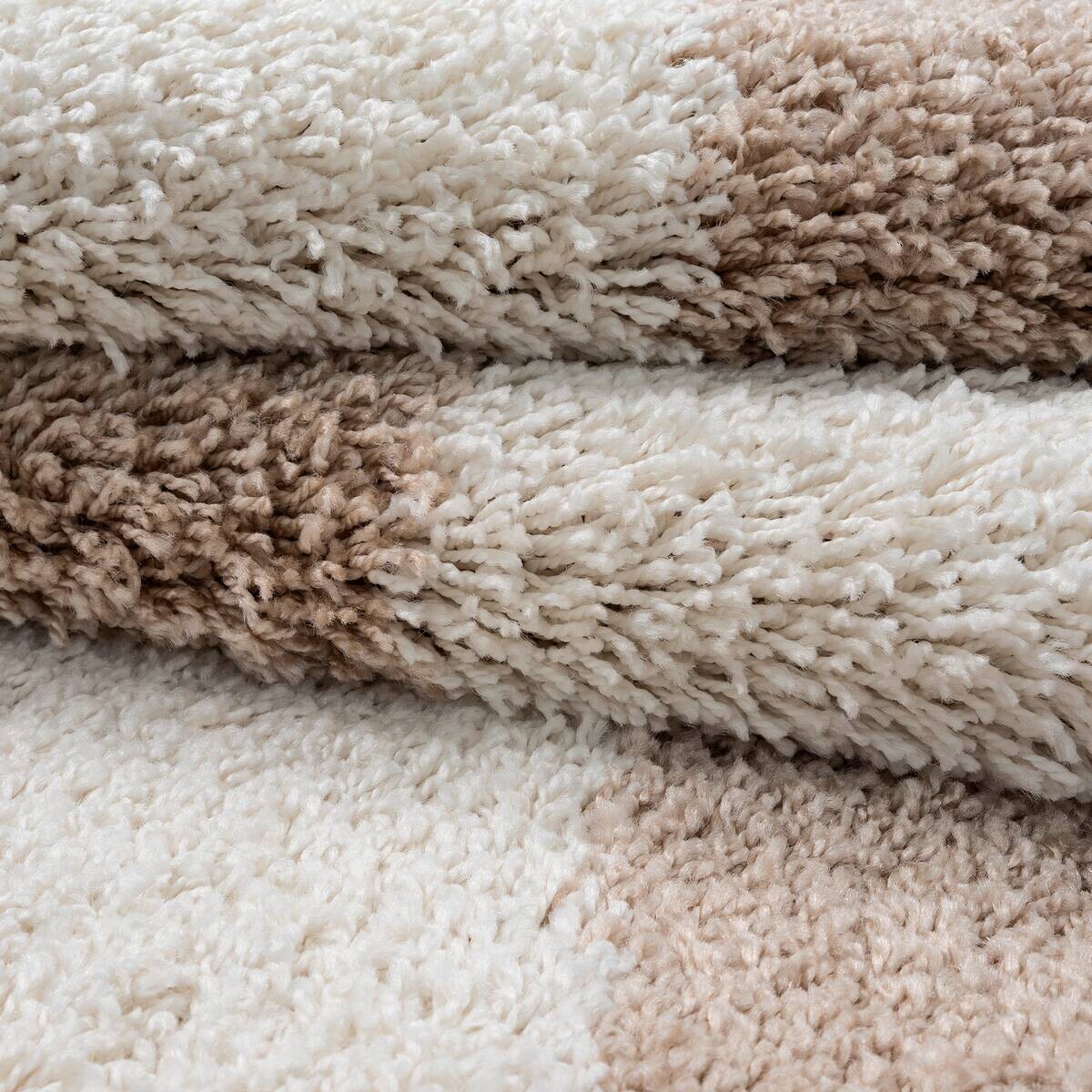 Sanat Hochflorteppich MILANO beige B/L: ca. 120x170 cm