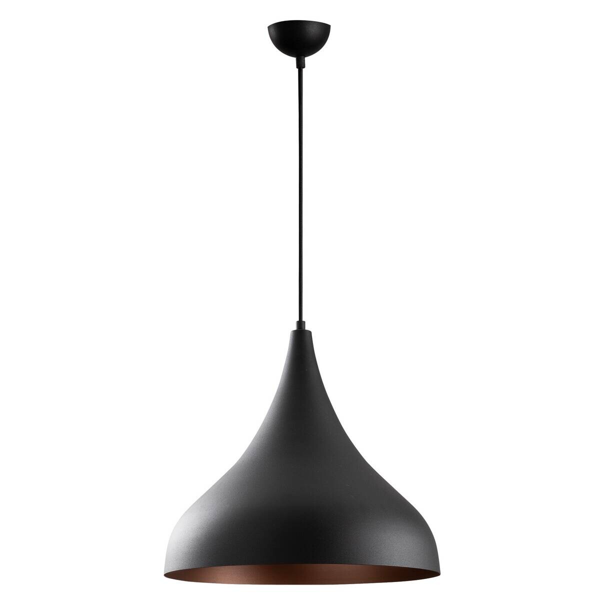 Opviq Pendelleuchte Berceste schwarz Metall B/H/T/L/D: ca. 41x133x41x41x41 cm E27 1 Brennstellen