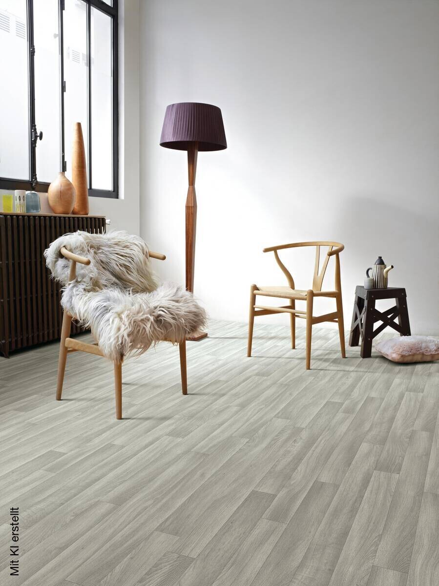 Vinylboden Atlantic grau Eiche B: ca. 300 cm pro m²