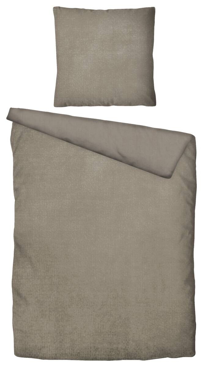 Micorfaser Wende Bettwäsche kitt Polyester B/L: ca. 135x200 cm