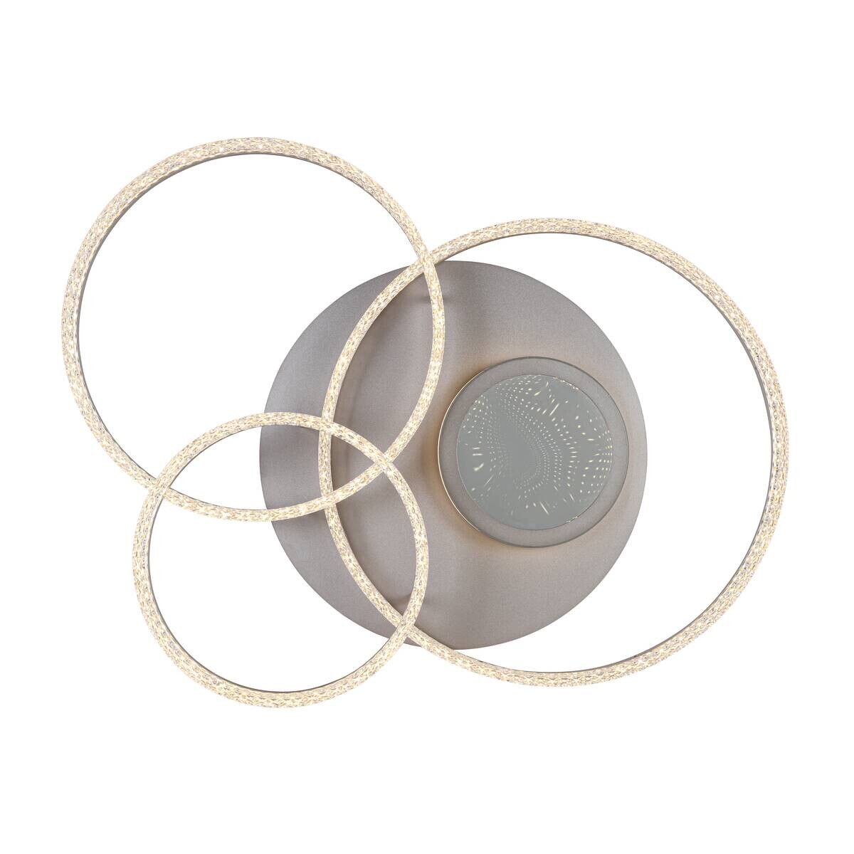 Nolo LED-Deckenleuchte champagner Metall