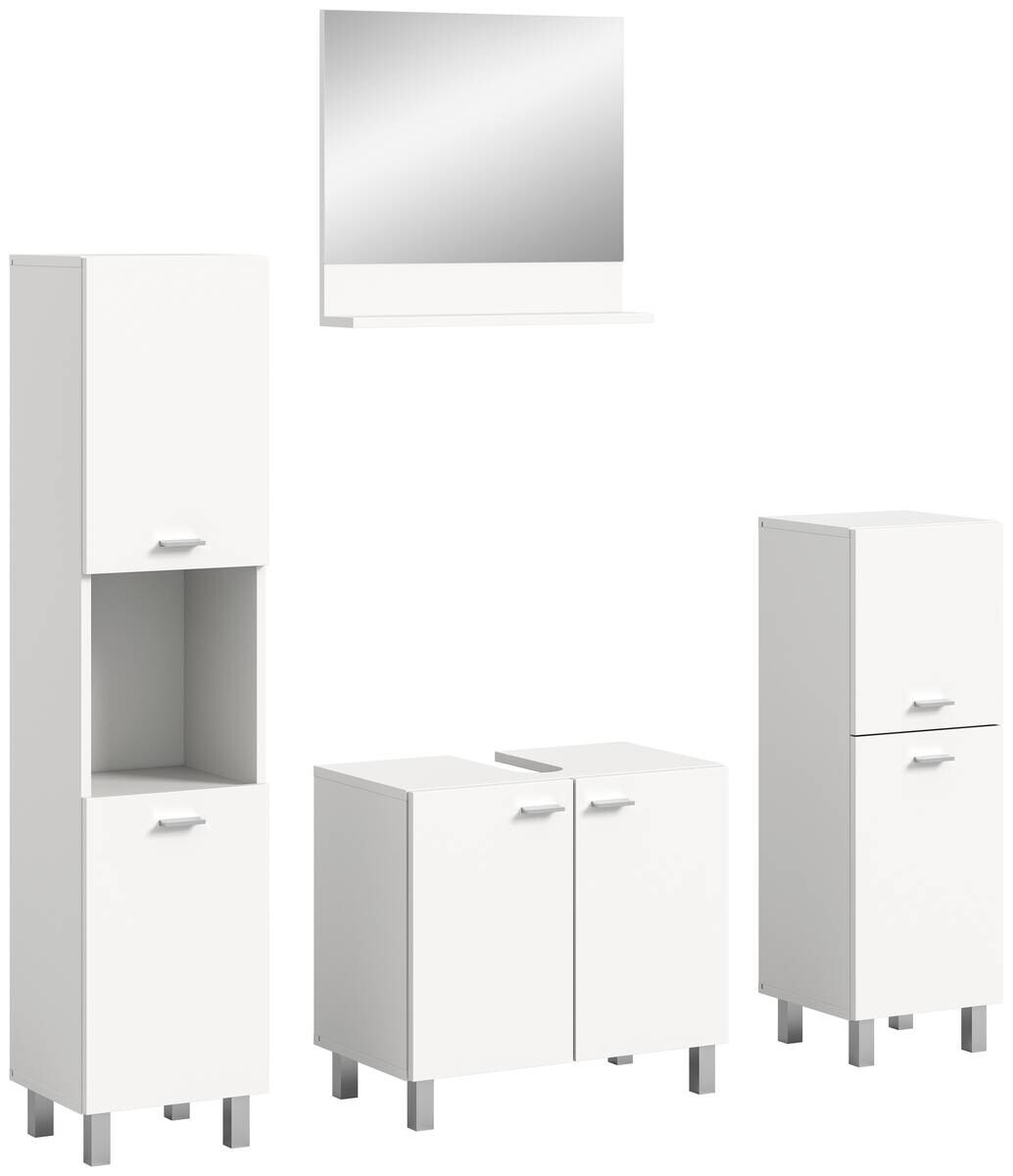 Badezimmer-Set BOSTON weiß B/H/T: ca. 137x186x33 cm