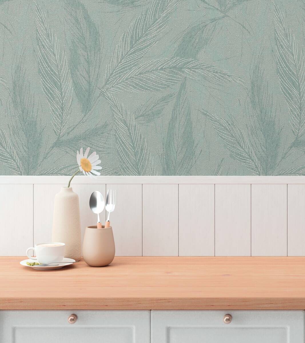 A.S.Creation Vliestapete grün B/H/D: ca. 53x1005x9,3 cm