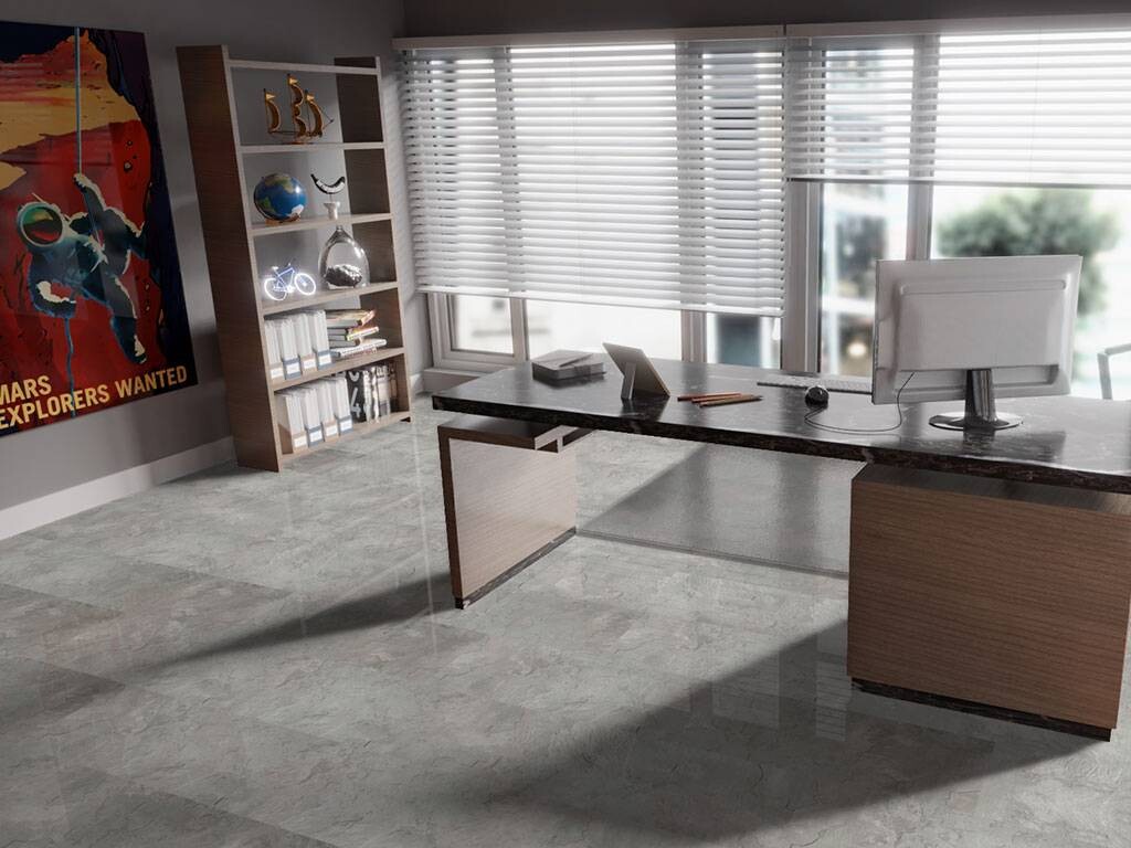 Jangal Laminatboden Grey Slate ca. 2,592 m² im Paket B/L: ca. 40x81 cm pro Paket