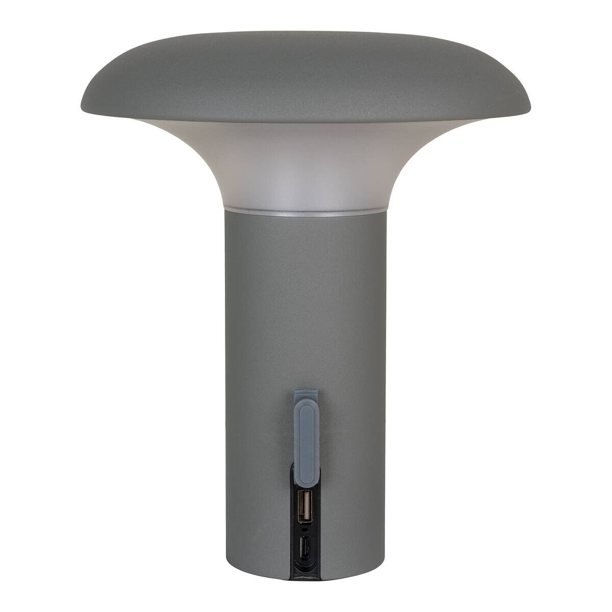 Housenordic Tischleuchte Ramsey grau Polypropylen H/D: ca. 21x17 cm