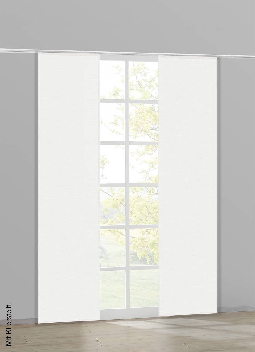 ACUS design collection Schiebevorhang weiß B/L: ca. 60x245 cm