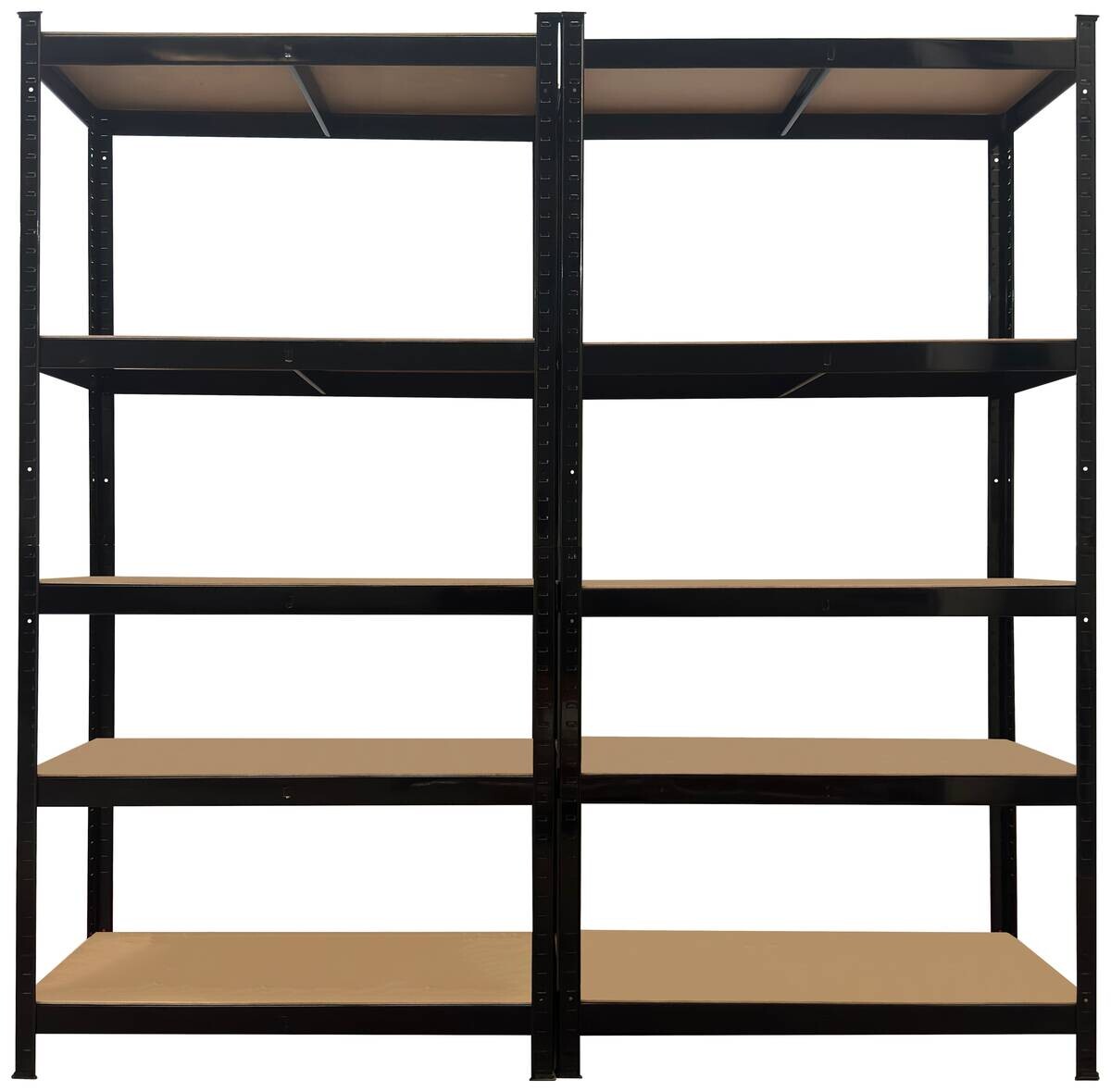 Schwerlastregal 2erSet schwarz B/H/T: ca. 200x200x60 cm