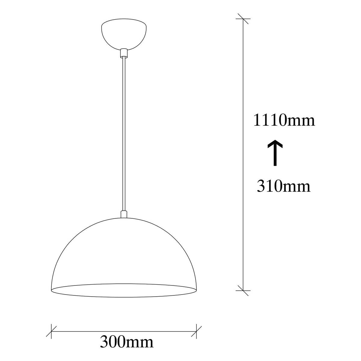 Opviq Pendelleuchte weiß Eisen B/H/T/L/D: ca. 30x111x30x30x30 cm E27 1 Brennstellen