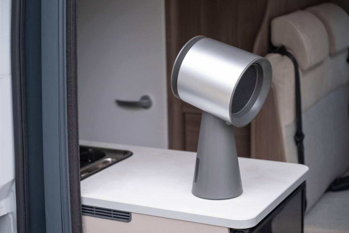 PKM Mobiler Tischdunstabzug 50847 schwarz Kunststoff B/H/T: ca. 17x37x21 cm