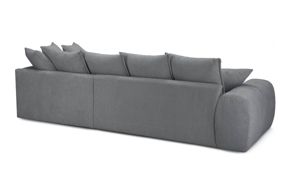 Ecksofa stone Microfaser B/H/T: ca. 312x97x229 cm