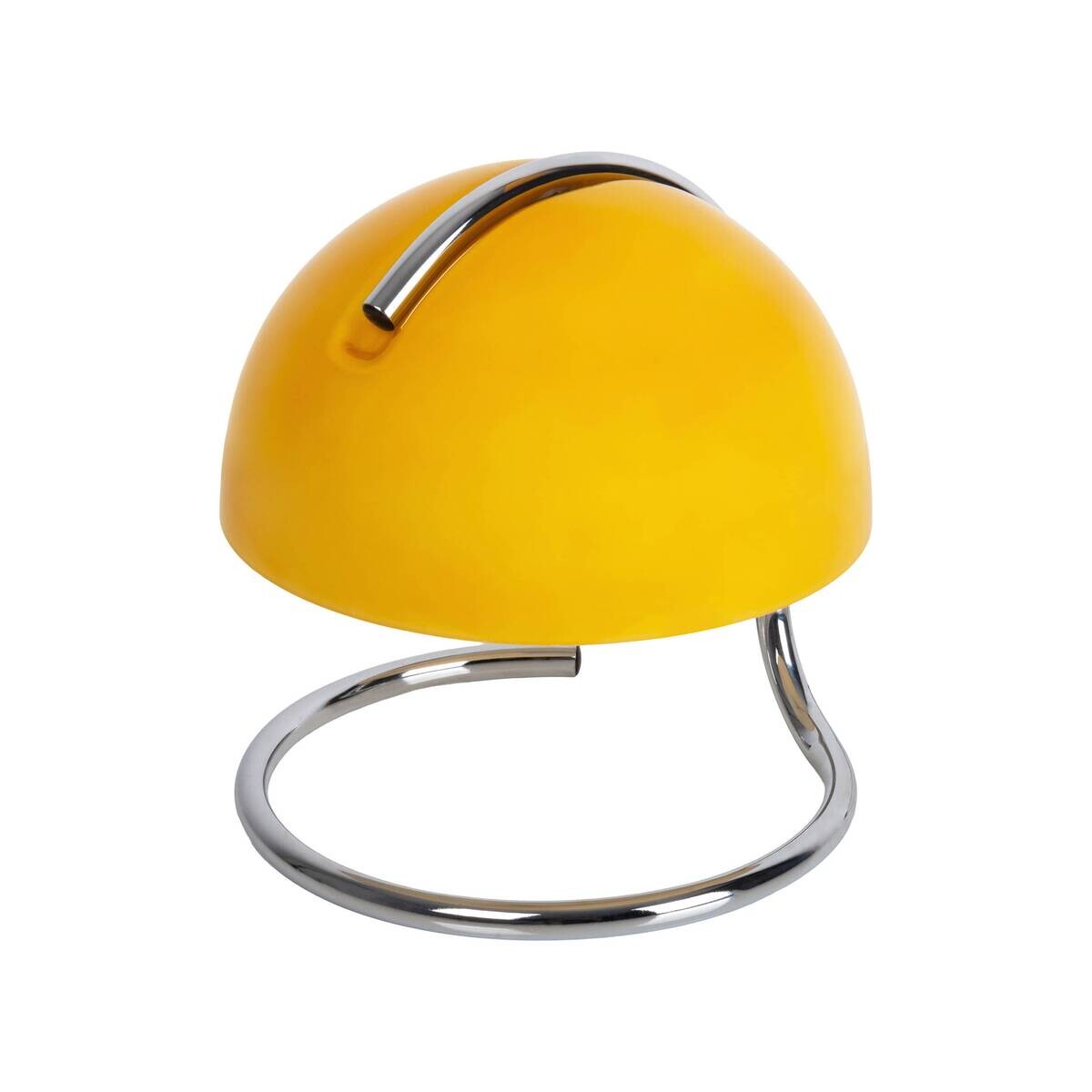Näve Leuchten Tischleuchte gelb Metall Glas B/H/T/D: ca. 23,5x25x23,5x23,5 cm E27 1 Brennstellen