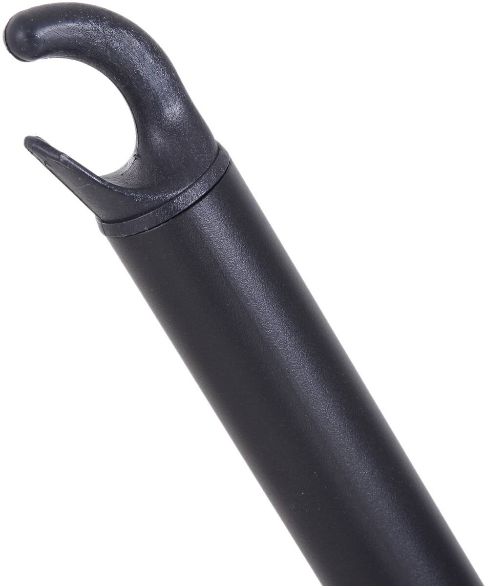 Outsunny Hängemattengestell schwarz Metall B/H/L: ca. 108x120x380 cm