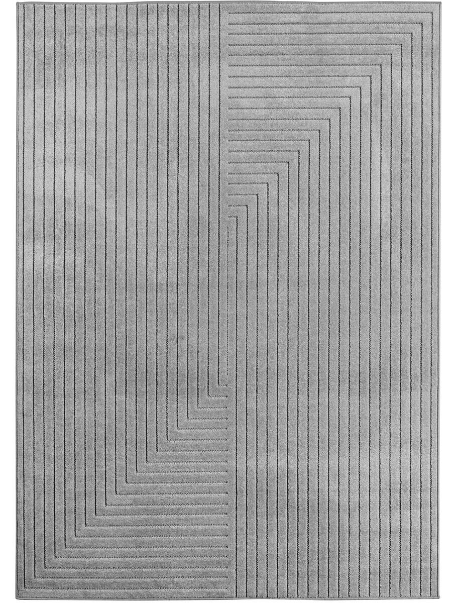Ayyildiz In-/Outdoor-Teppich NOVA silber B/L: ca. 120x170 cm