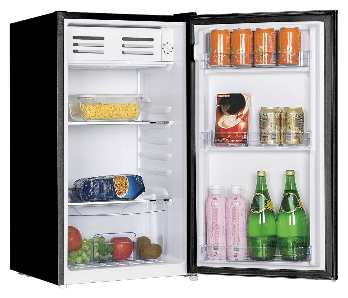 POCOline Stand-Kühlschrank KS83-85S schwarz B/H/T: ca. 45x83x46 cm