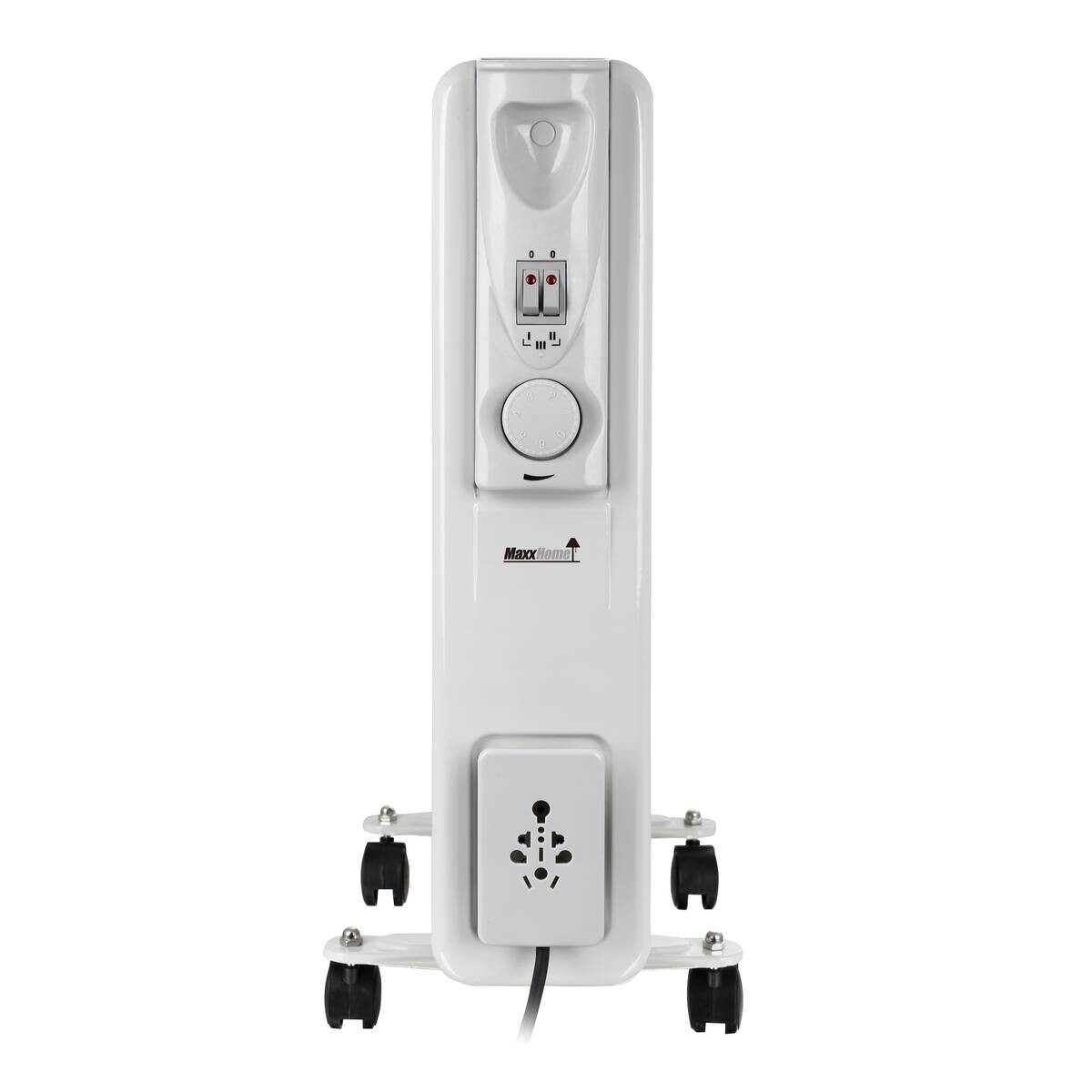 Ölradiator weiß Kunststoff Metall B/H/L: ca. 24x54,5x45 cm ca. 2000 W