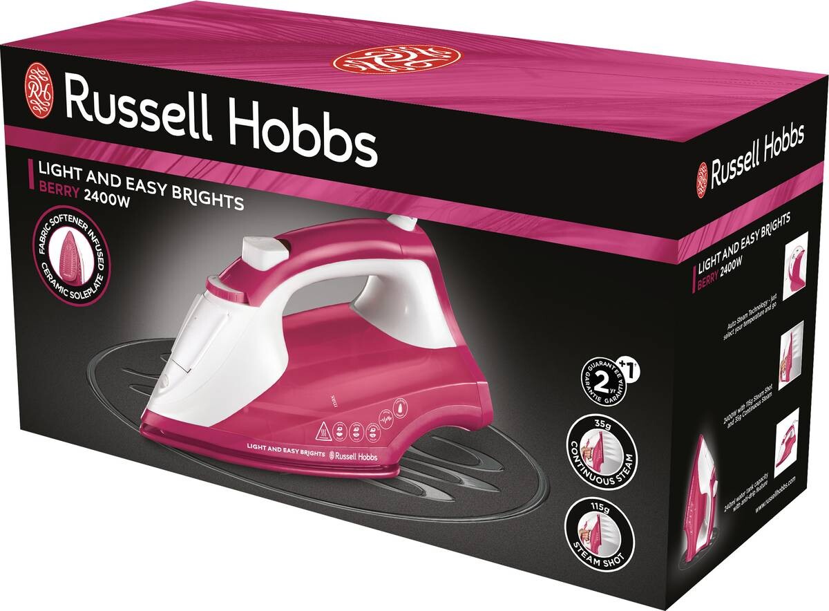 Russell Hobbs Dampfbügelautomat 26480-56 beere weiß Kunststoff B/H/L: ca. 11,7x15,9x29 cm