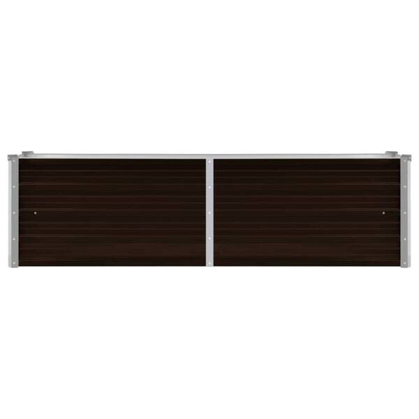Hochbeet braun Stahl B/H/L: ca. 40x45x160 cm
