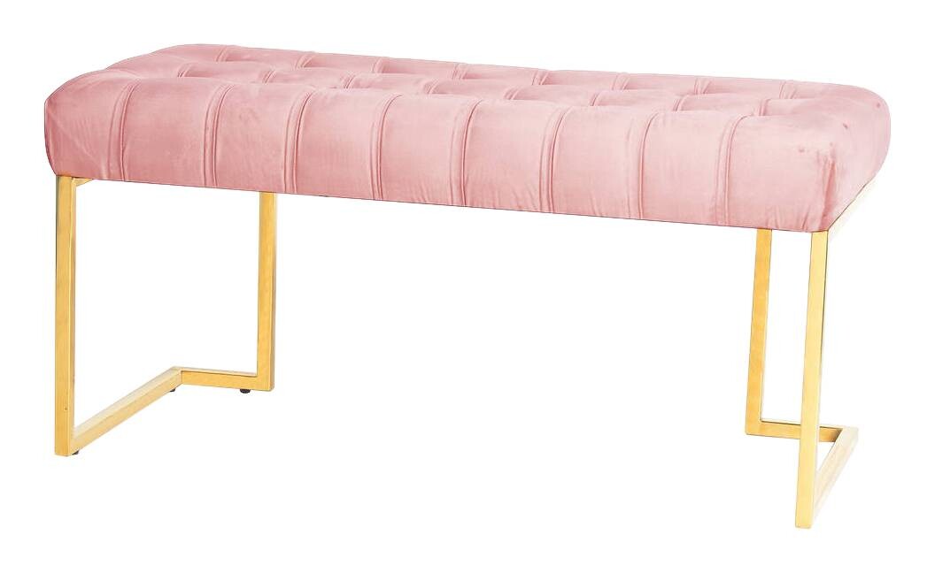 Sitzbank Rare 201 altrosa B/H/T: ca. 47x48x100 cm