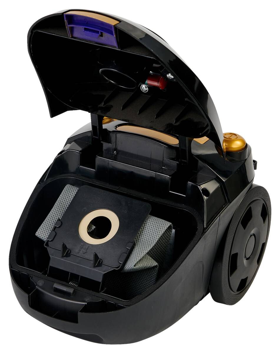 WKM Bodenstaubsauger BVC-800.2G schwarz gold Kunststoff B/H/L: ca. 24x21x32 cm