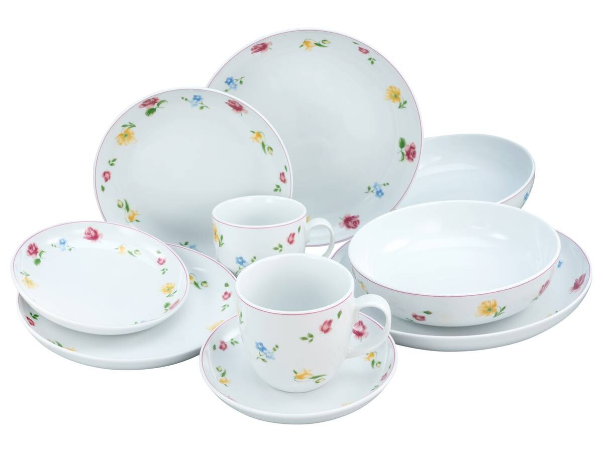 CreaTable Kombiservice Allround - SUMMERTIME bunt Porzellan 10 tlg.