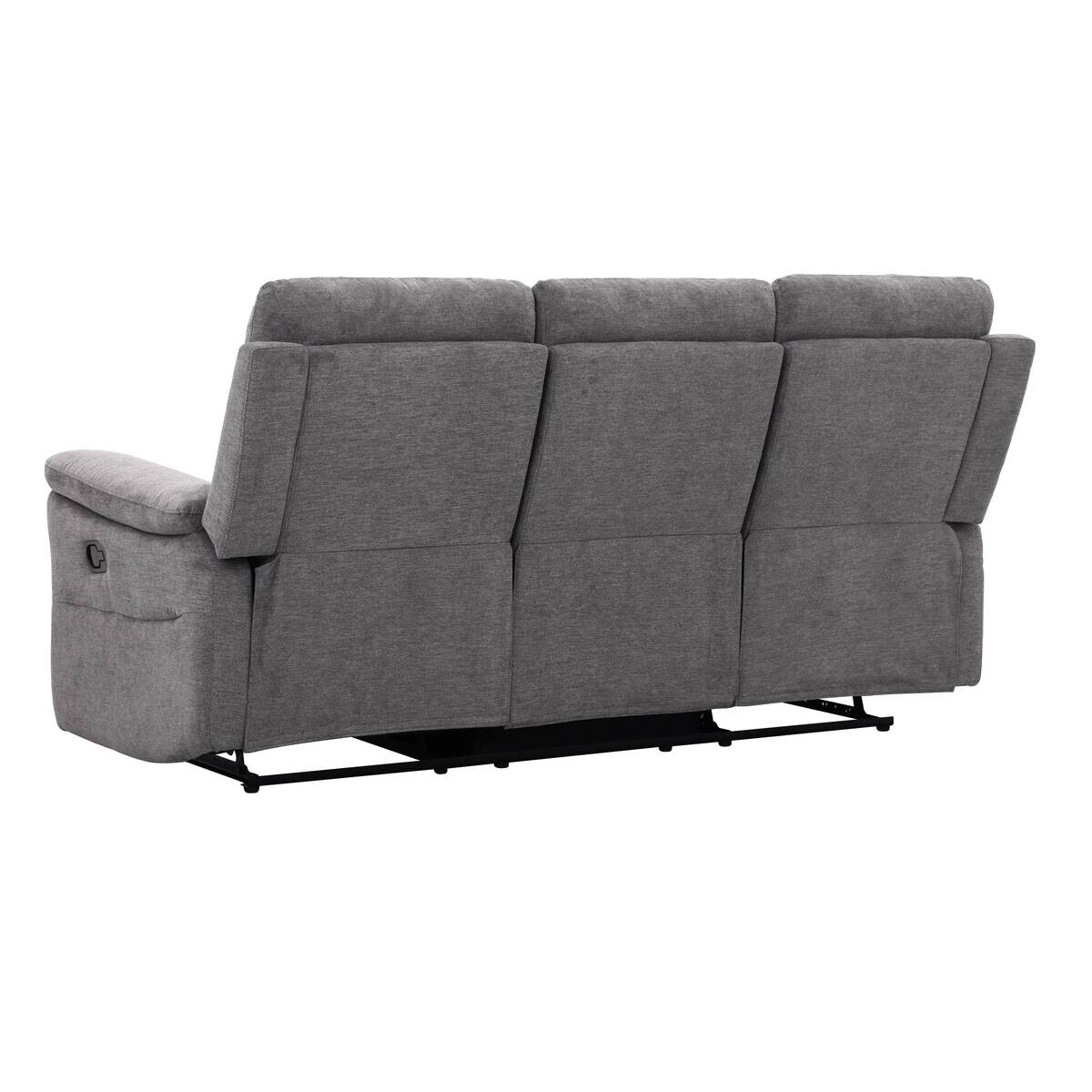 Sofa grau Polyester B/H/T: ca. 203x102x94 cm