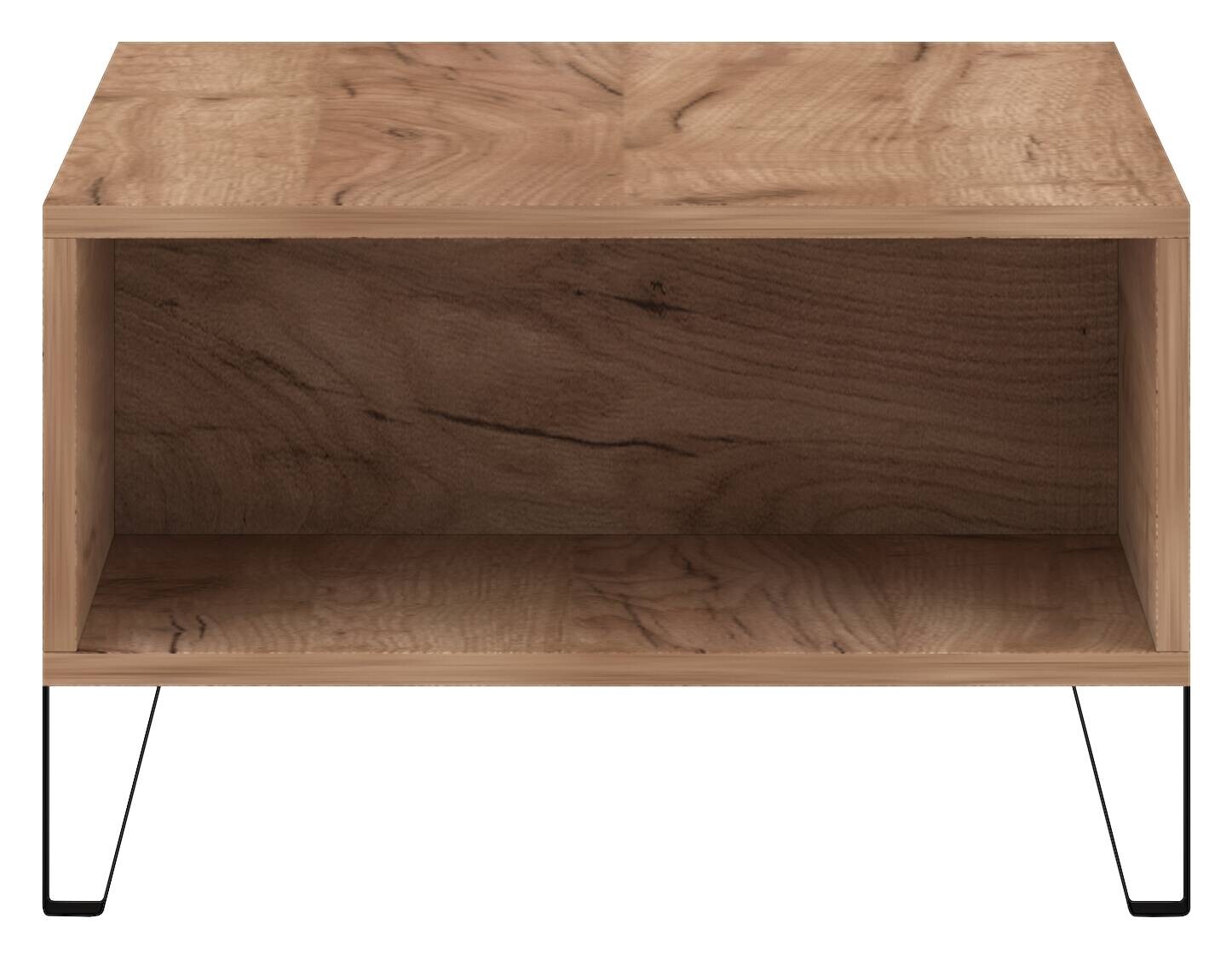 WIPMEB Couchtisch BILBAO Eiche Tabak B/H/T: ca. 60x37x60 cm