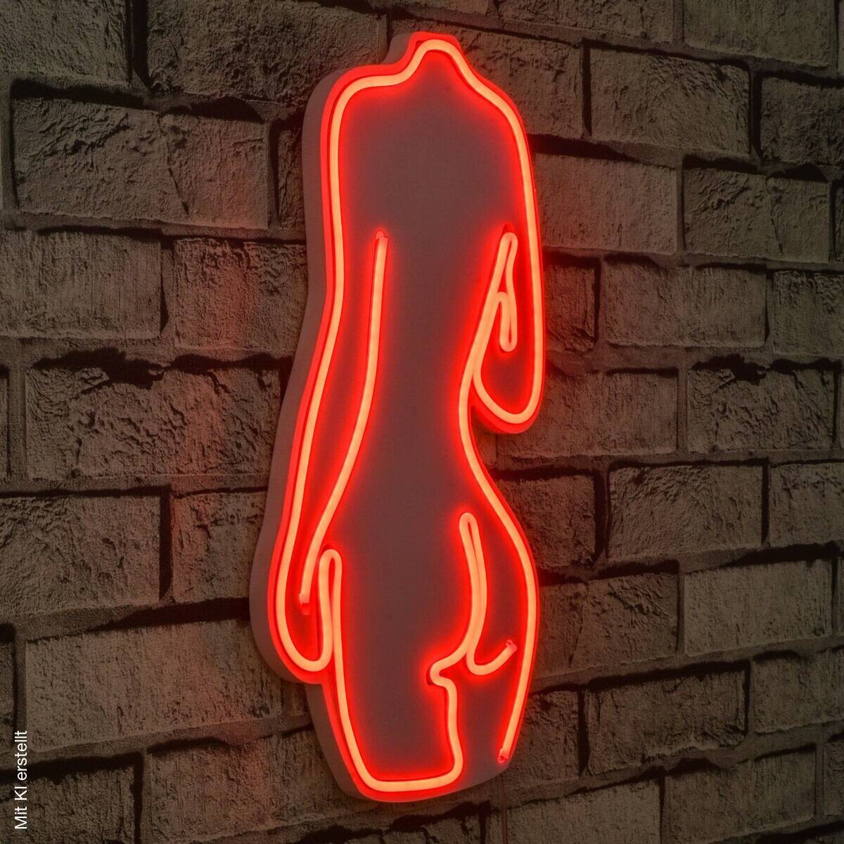 Opviq LED-Wandleuchte rot PVC B/H/T/L: ca. 22x42x2x22 cm