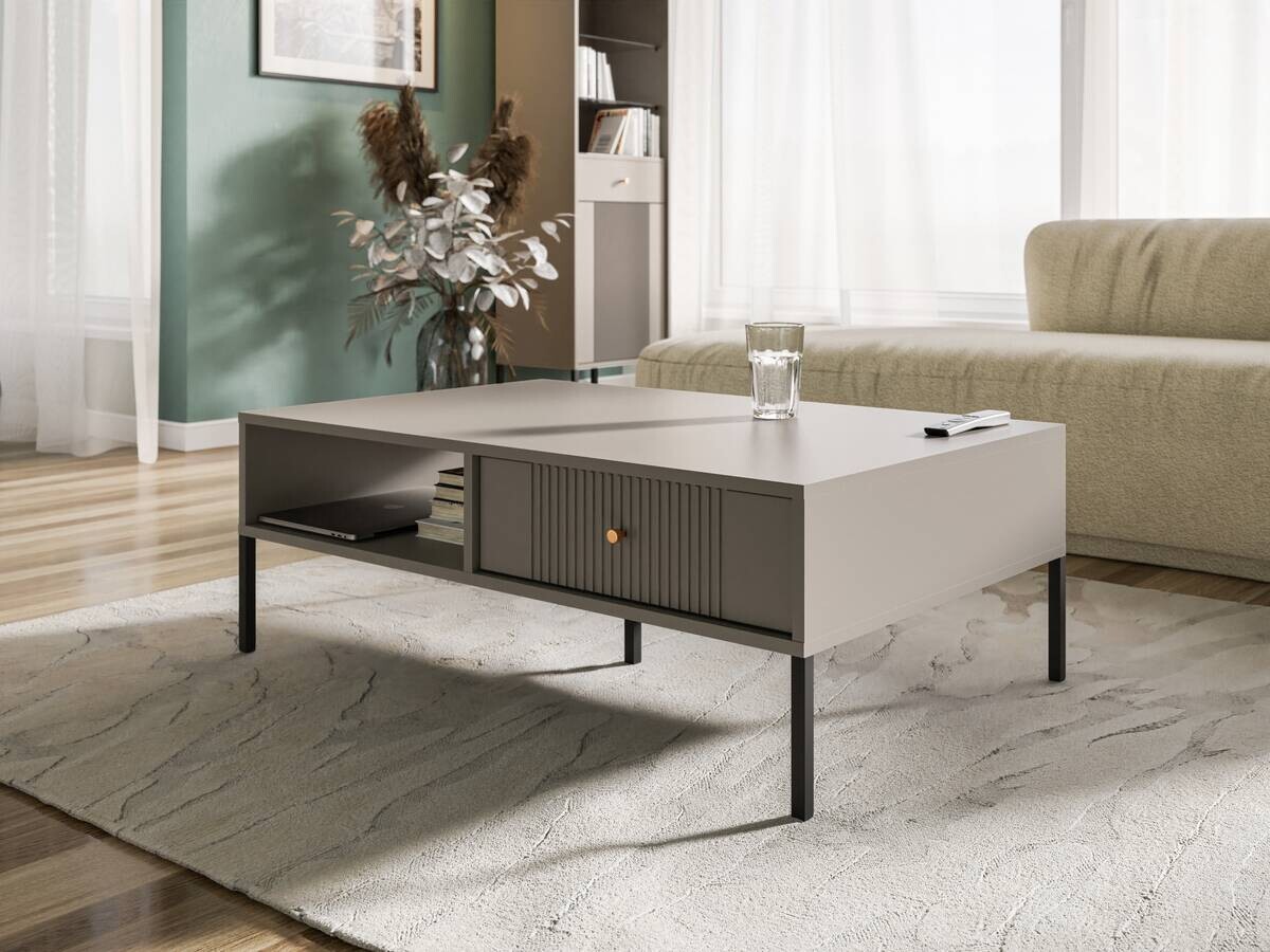 WIPMEB Couchtisch ISEO Cashmere B/H/T: ca. 139,8x37x76,4 cm