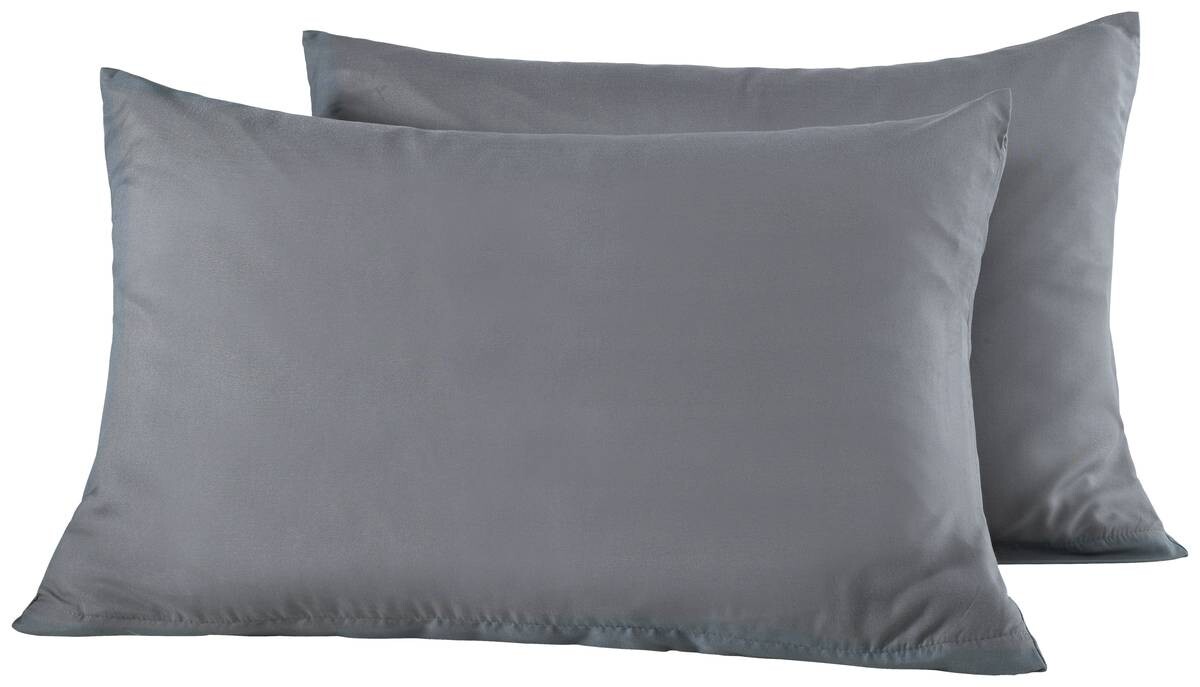 Kissenhülle Microfaser Graphit 100% Polyester B/L: ca. 40x60 cm