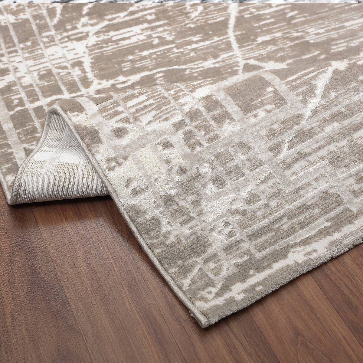 Sanat Teppich Harmony graubraun B/L: ca. 80x300 cm