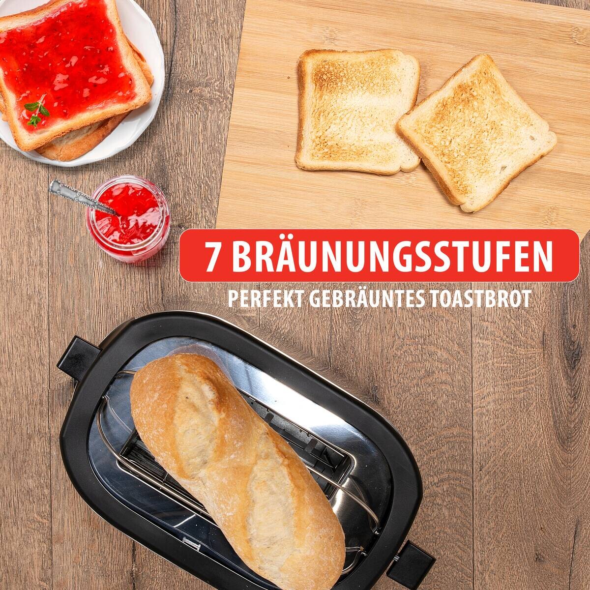 alpina Toastautomat silber Edelstahl