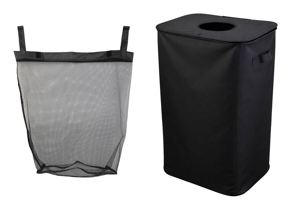 Haushaltshelfer schwarz Polyester B/H/L: ca. 33x70x44 cm
