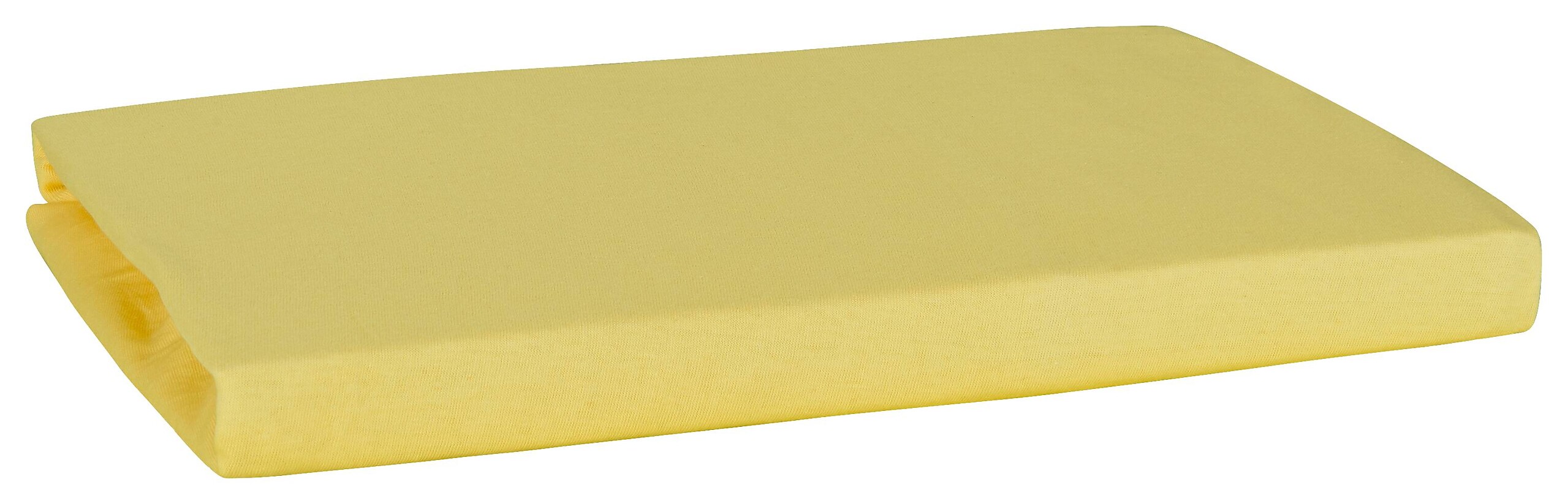Elegance Jersey Spannbetttuch gold 100% Baumwolle B/L: ca. 150x200 cm