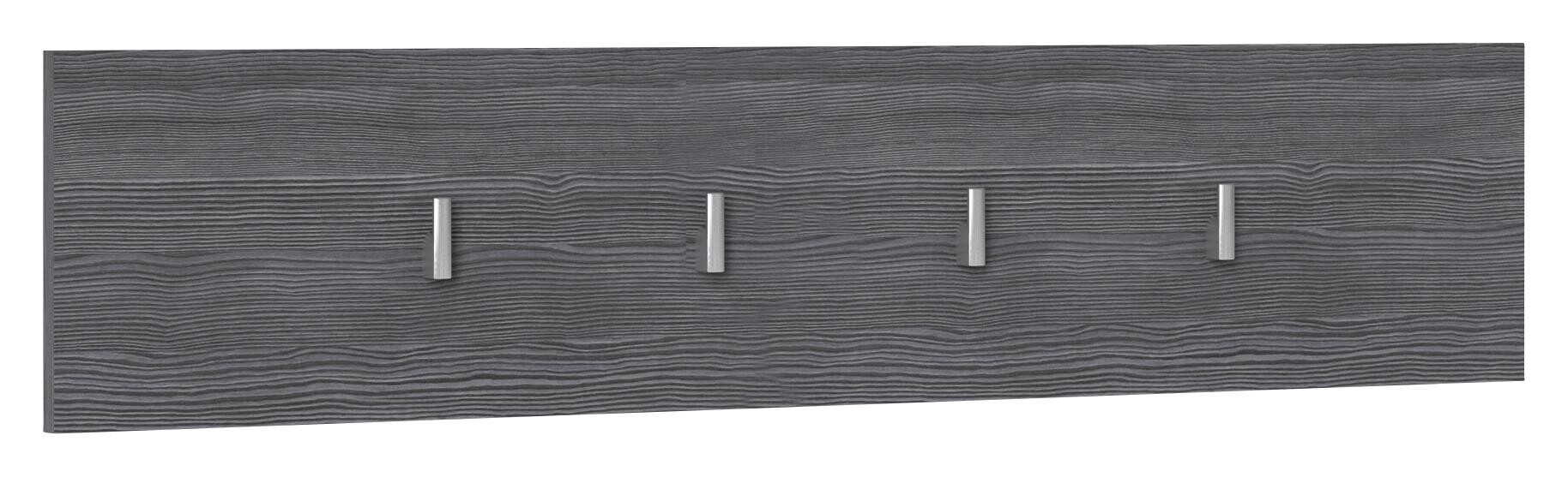 Wandpaneel Salve Rauchsilber Nachbildung B/H/T: ca. 90x20x2 cm