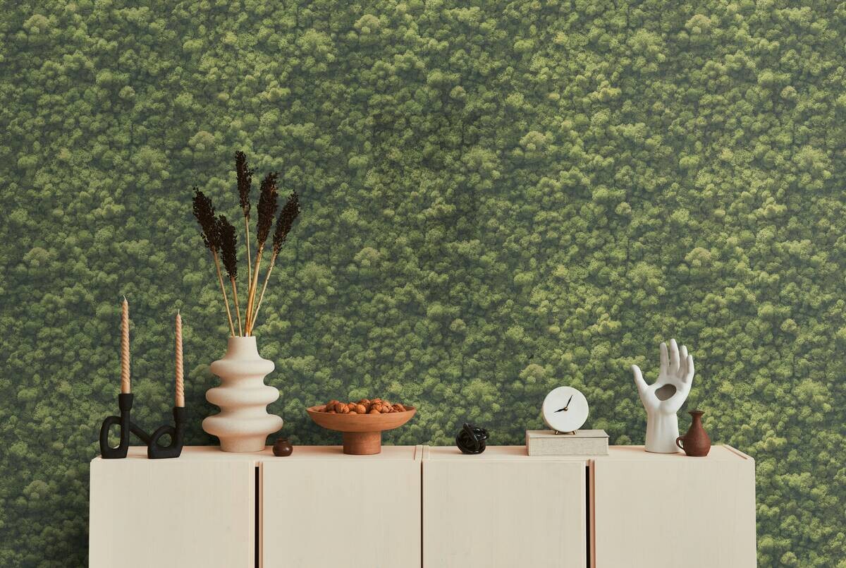 A.S.Creation Vliestapete grün B/H/D: ca. 53x1005x8 cm