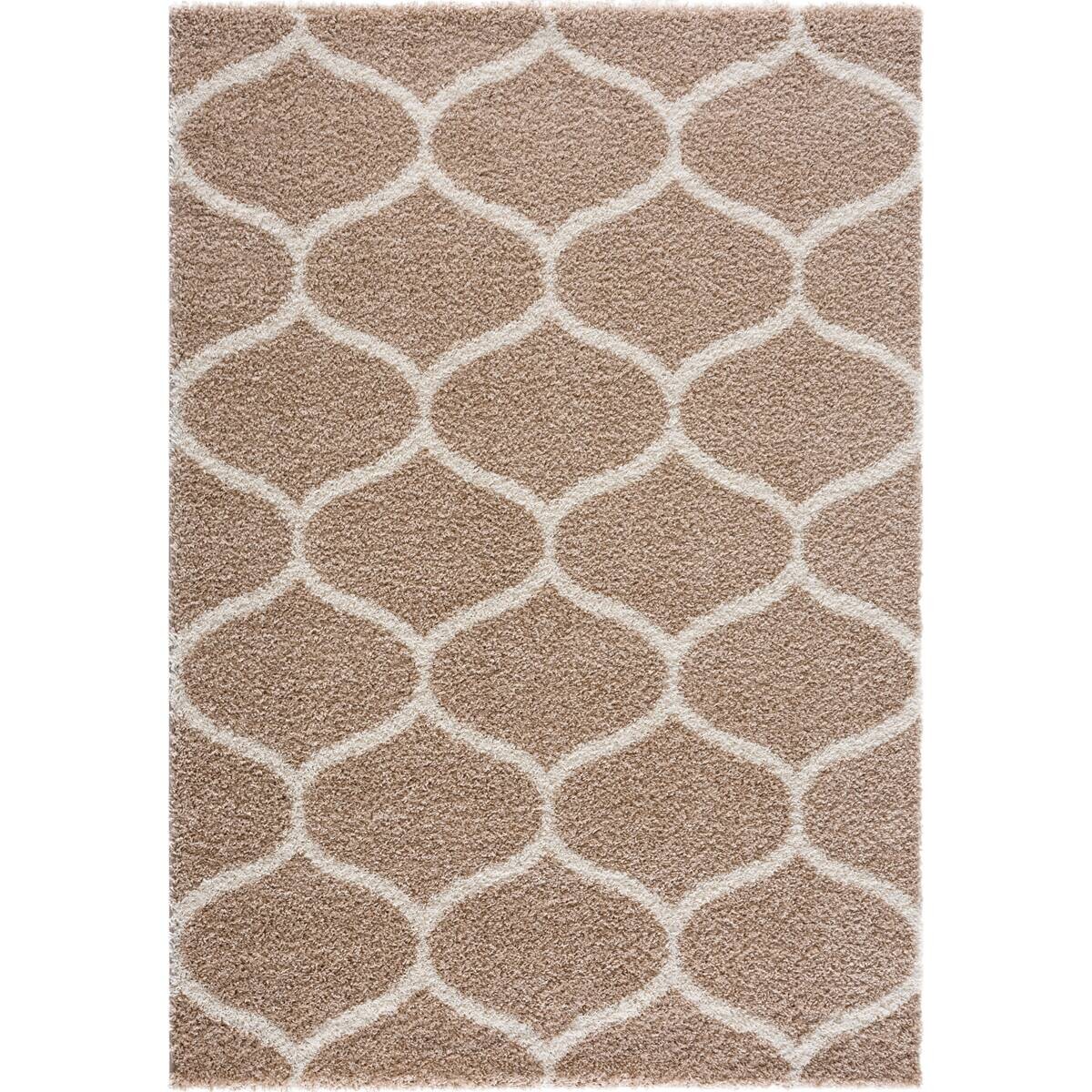 Sanat Hochflorteppich MADRID beige B/L: ca. 200x290 cm