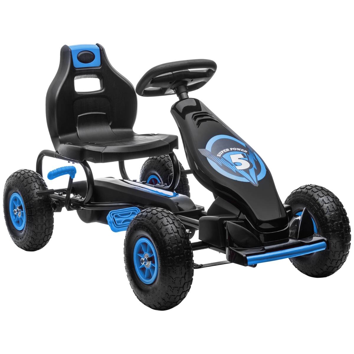 AIYAPLAY Go Kart schwarz B/H/L: ca. 58x61x121 cm