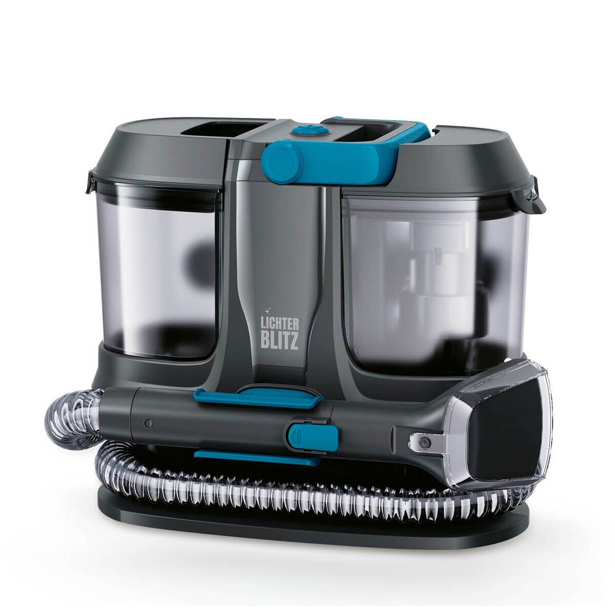 Lichterblitz Staubsauger blau grau Kunststoff B/H/L: ca. 24,5x30,5x37,5 cm