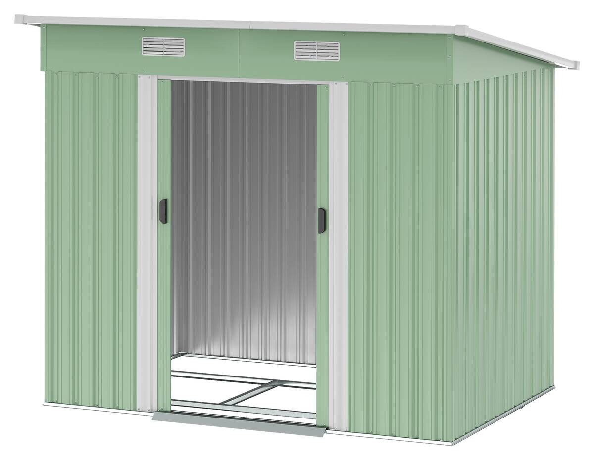Outsunny Gerätehaus grün B/H/L: ca. 130x182x207 cm