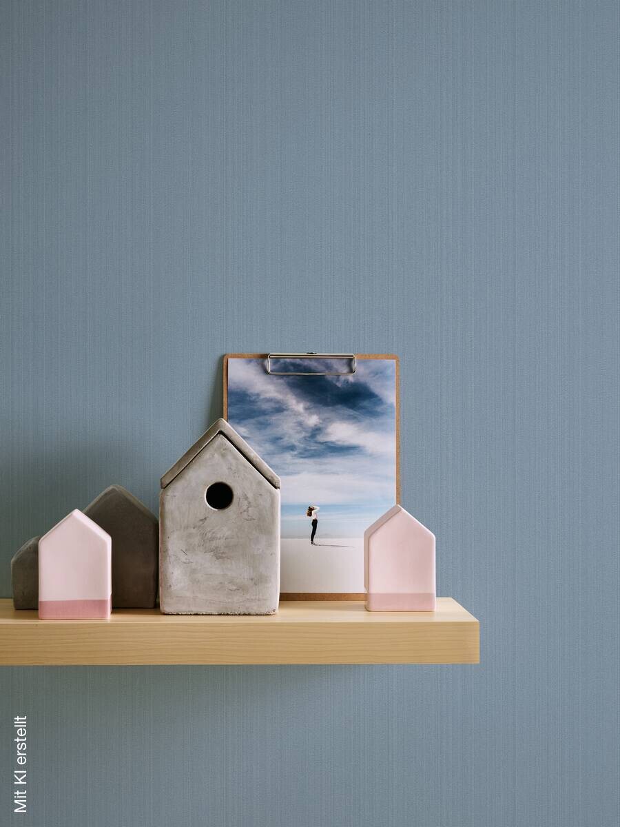 A.S.Creation Vliestapete blau B/H/D: ca. 53x1005x8,7 cm