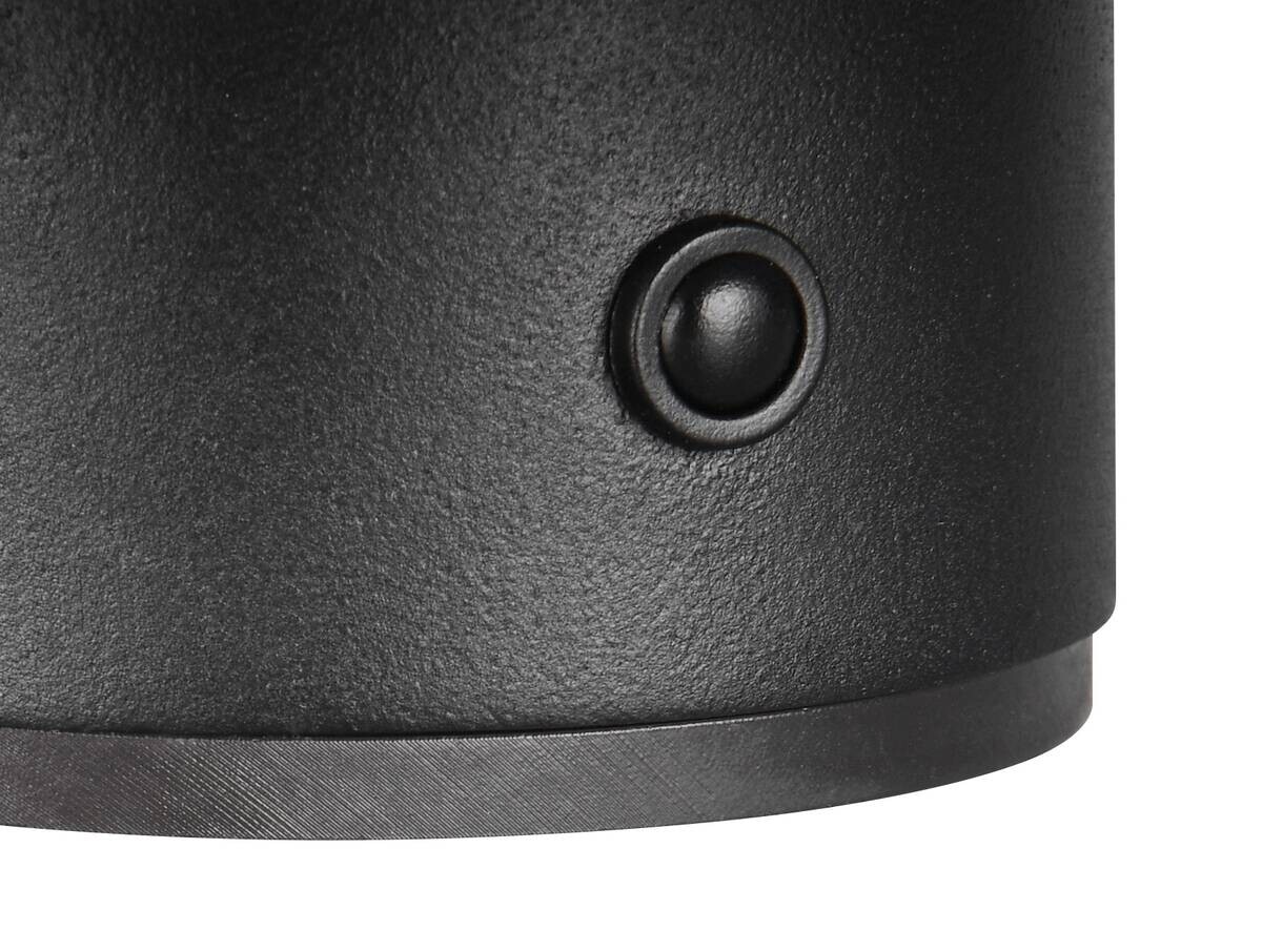 Reality LED Wandleuchte DAVEY mattschwarz Metall 1 Brennstellen