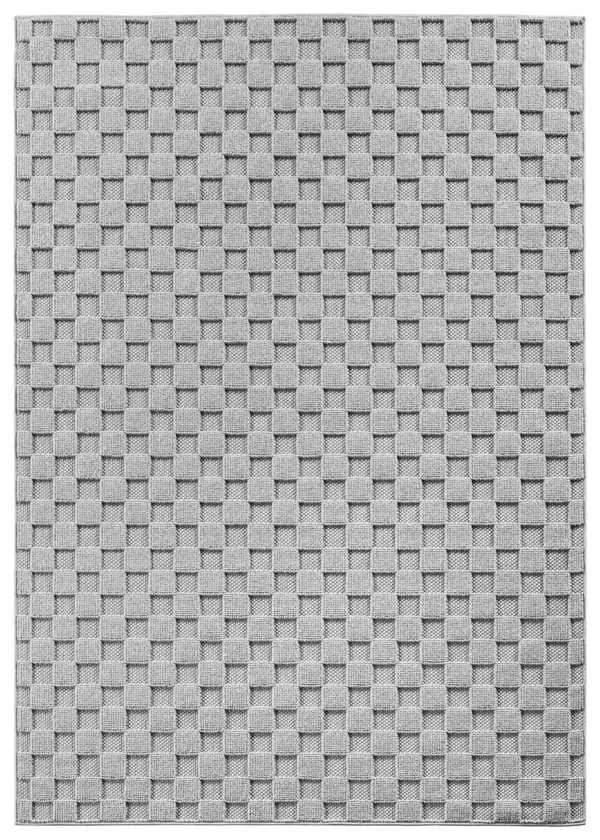 Ayyildiz Kurzflorteppich HELIX silber B/H/L: ca. 80x0,7x150 cm