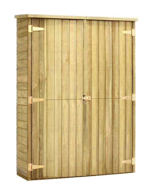 vidaXL Geräteschuppen braun B/H/T: ca. 123x171x50 cm