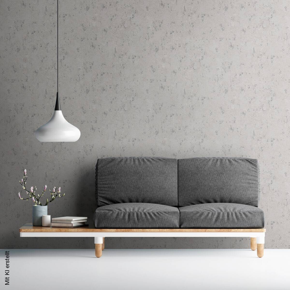 A.S.Creation Vliestapete silber beige B/H/D: ca. 53x1005x9 cm