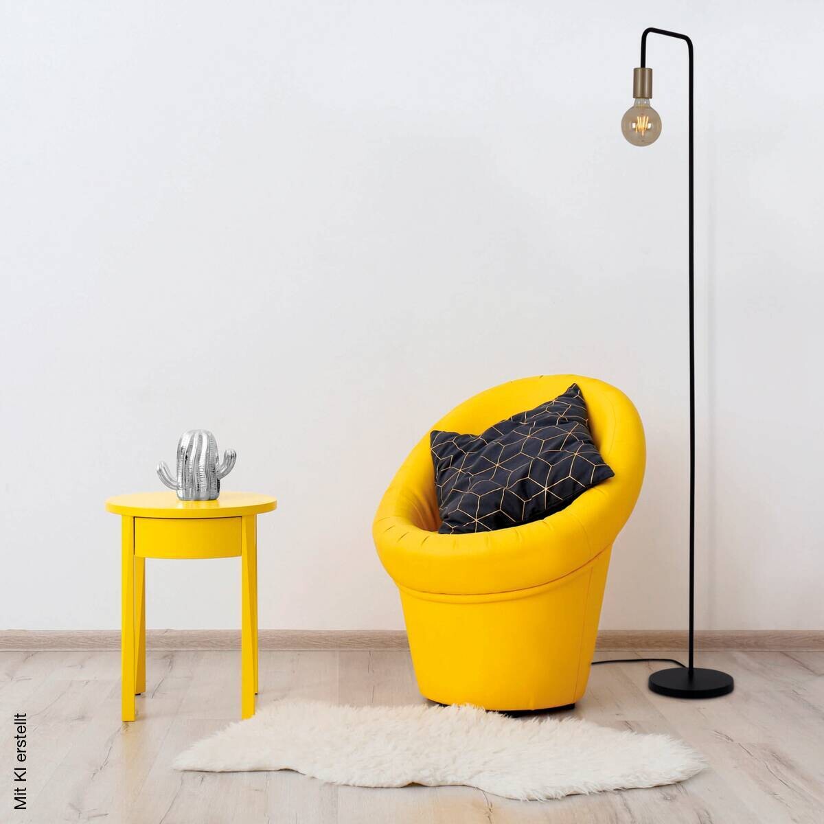 Näve Leuchten Stehlampe 2097222 schwarz Kunststoff Metall B/H/T: ca. 20,5x150x20,5 cm 1 Brennstellen