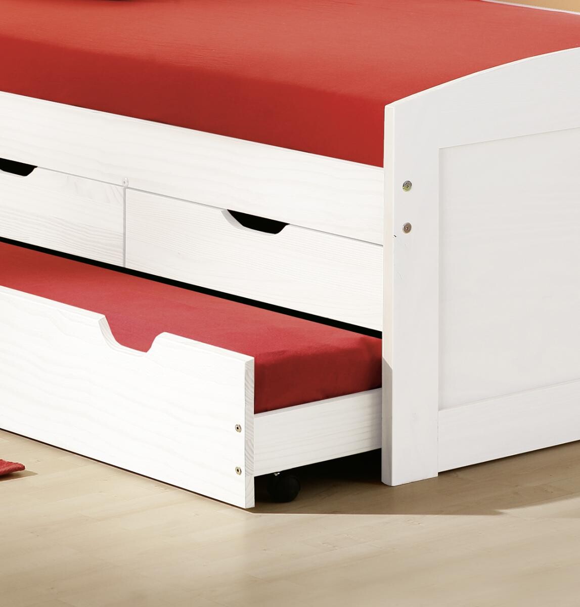 Funktionsbett Ulli weiß Liegefläche B/L: ca. 90x200 cm