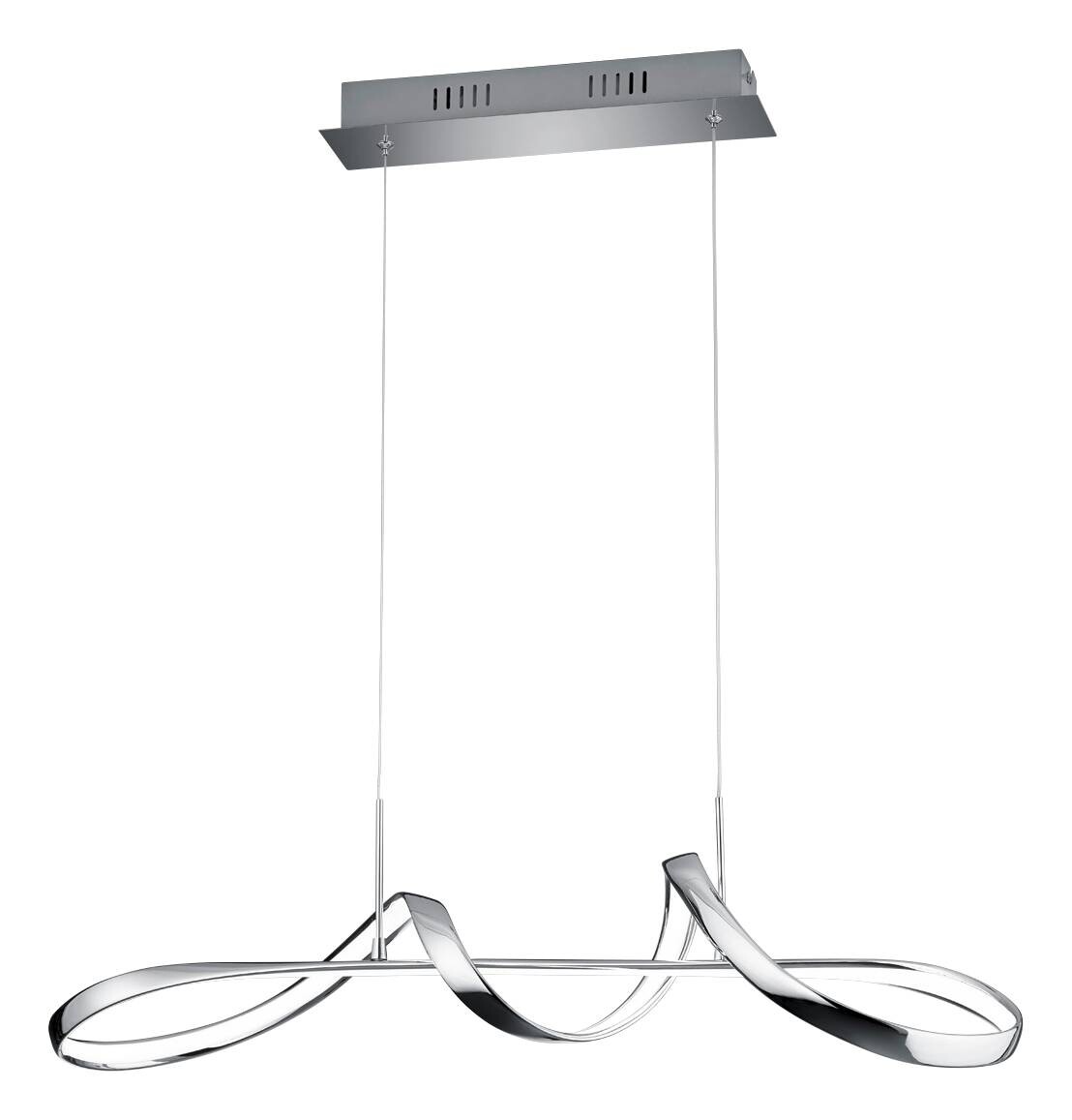 Reality Pendelleuchte Perugia Chrom Metall B/H/T: ca. 81x150x46 cm 1 Brennstellen