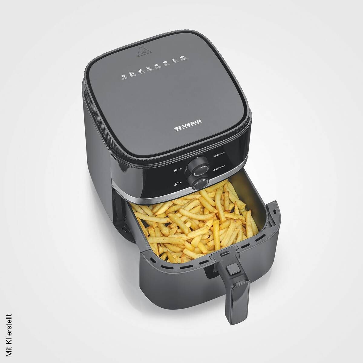 Severin Heißluftfritteuse FR 2452 schwarz Kunststoff B/H/L: ca. 35x32,5x35 cm ca. 5 l